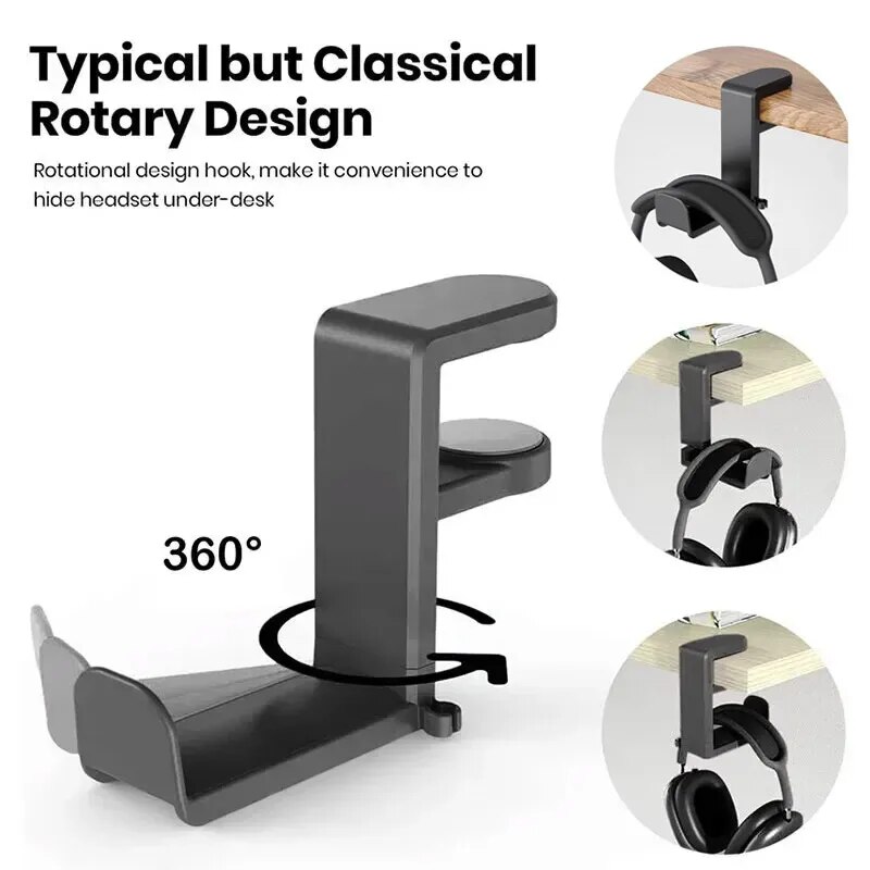Under Desk Headphone Holder Ro - Desk Setup Design のレビューと価格