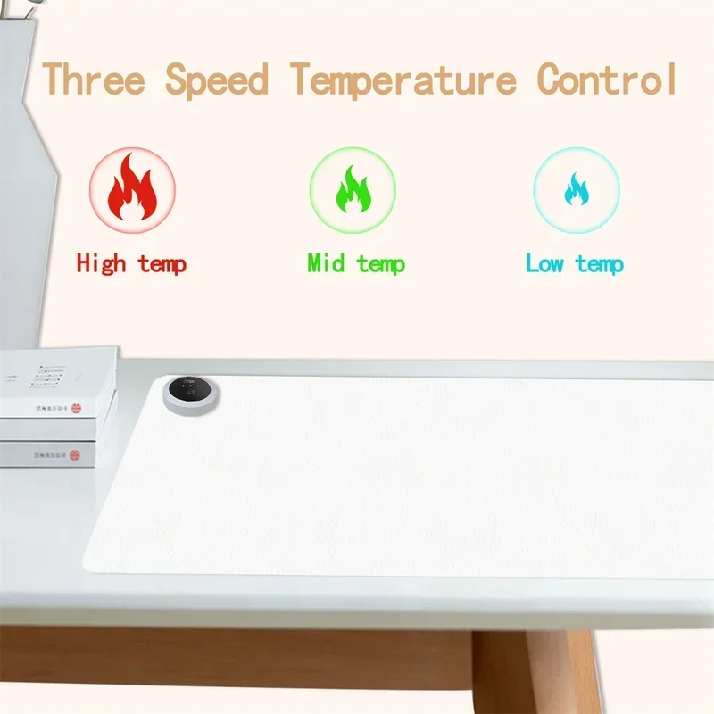 Extra Large Heated Desk Pad El - Desk Setup Carpet のレビューと価格