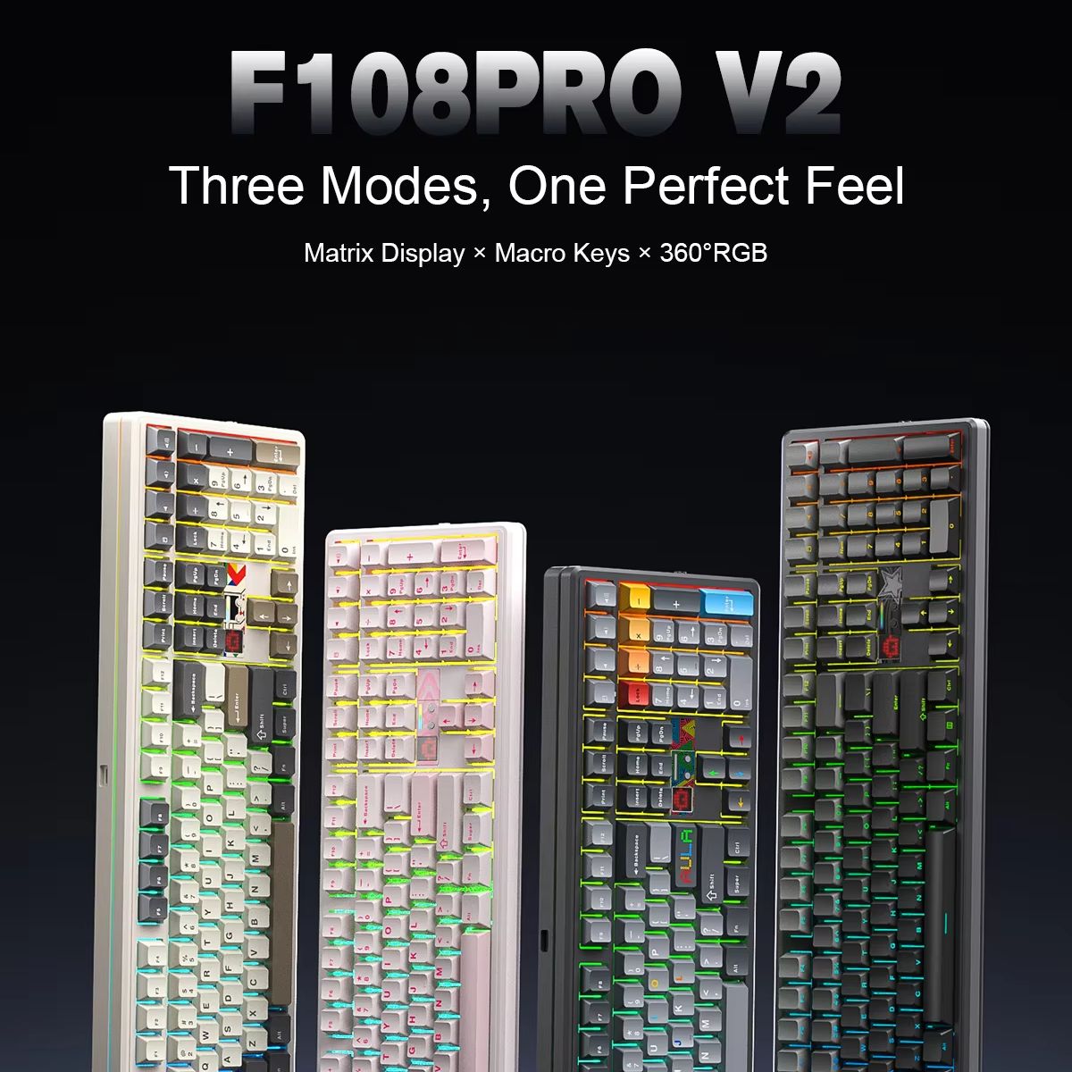 AULA F108 PRO V2 Mechanical Ke - Desk Hifi Setup のレビューと価格