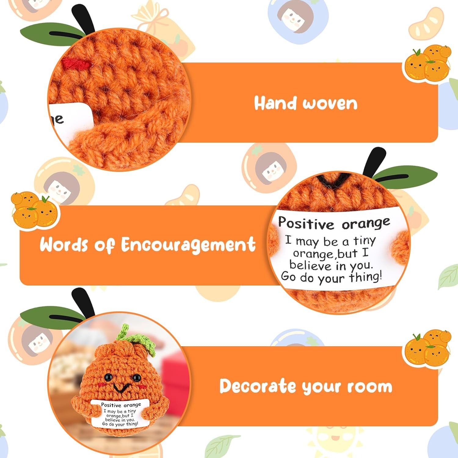 1pc Creative Crocheted Plush D - Desk Setup Room のレビューと価格