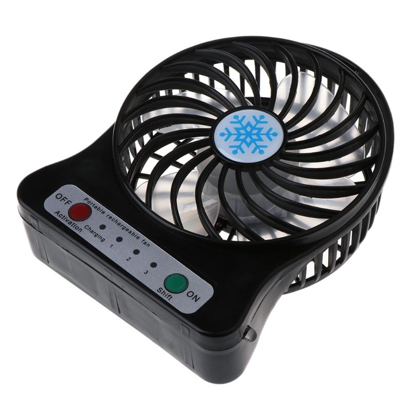 1PC USB Desktop Fan With 18650 - Fan Desk Small Usb のレビューと価格