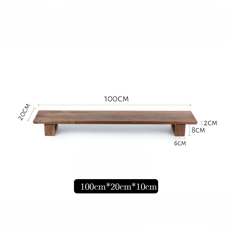 Black Walnut Desk Riser, Heigh - Monitor Riser Wood のレビューと価格