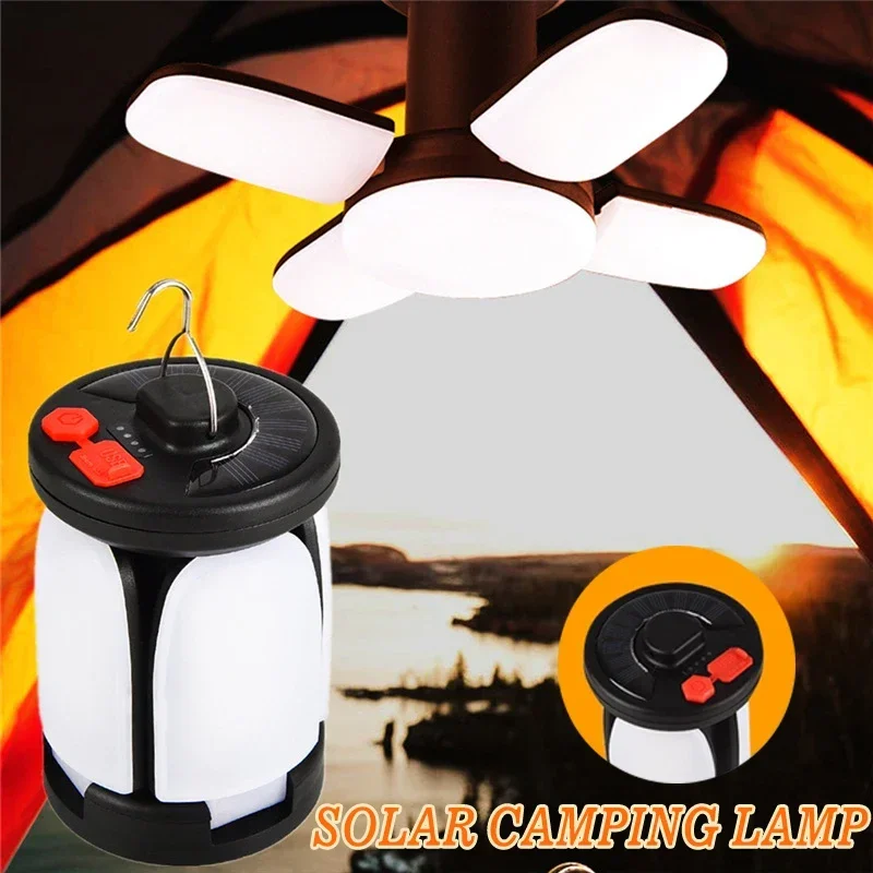 Solar Camping Lantern,Portable - Led Desk Light Usb のレビューと価格