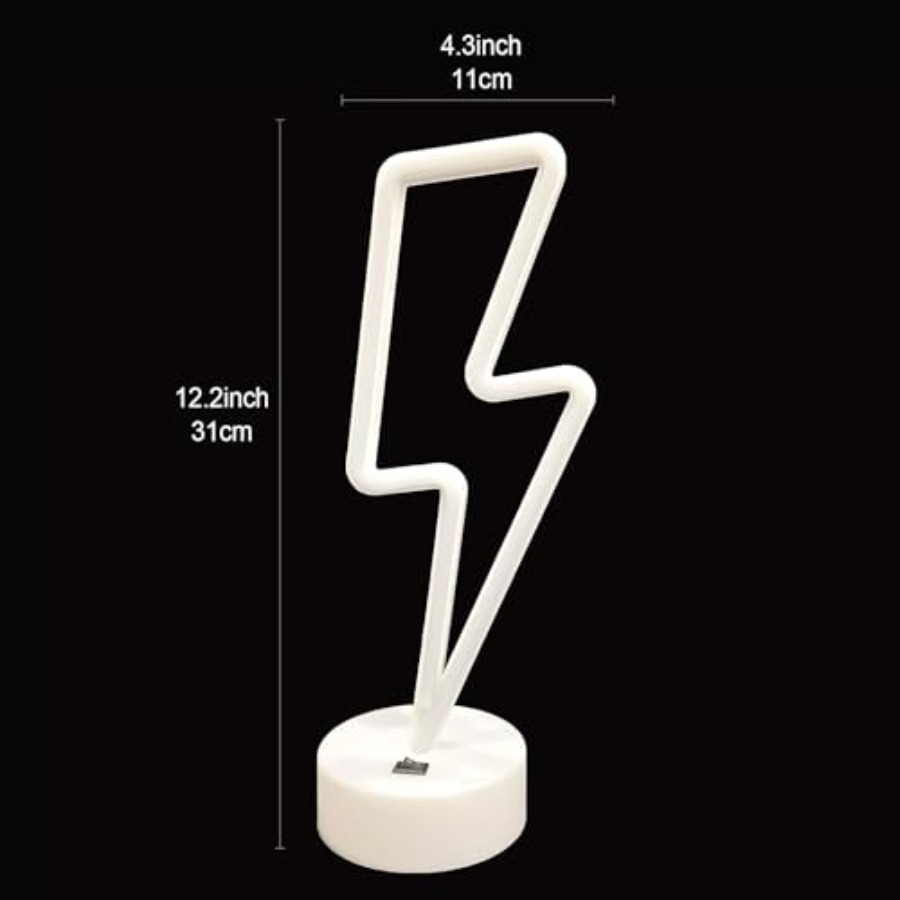 Lightning Bolt Neon Sign With  - Led Desk Light Usb のレビューと価格
