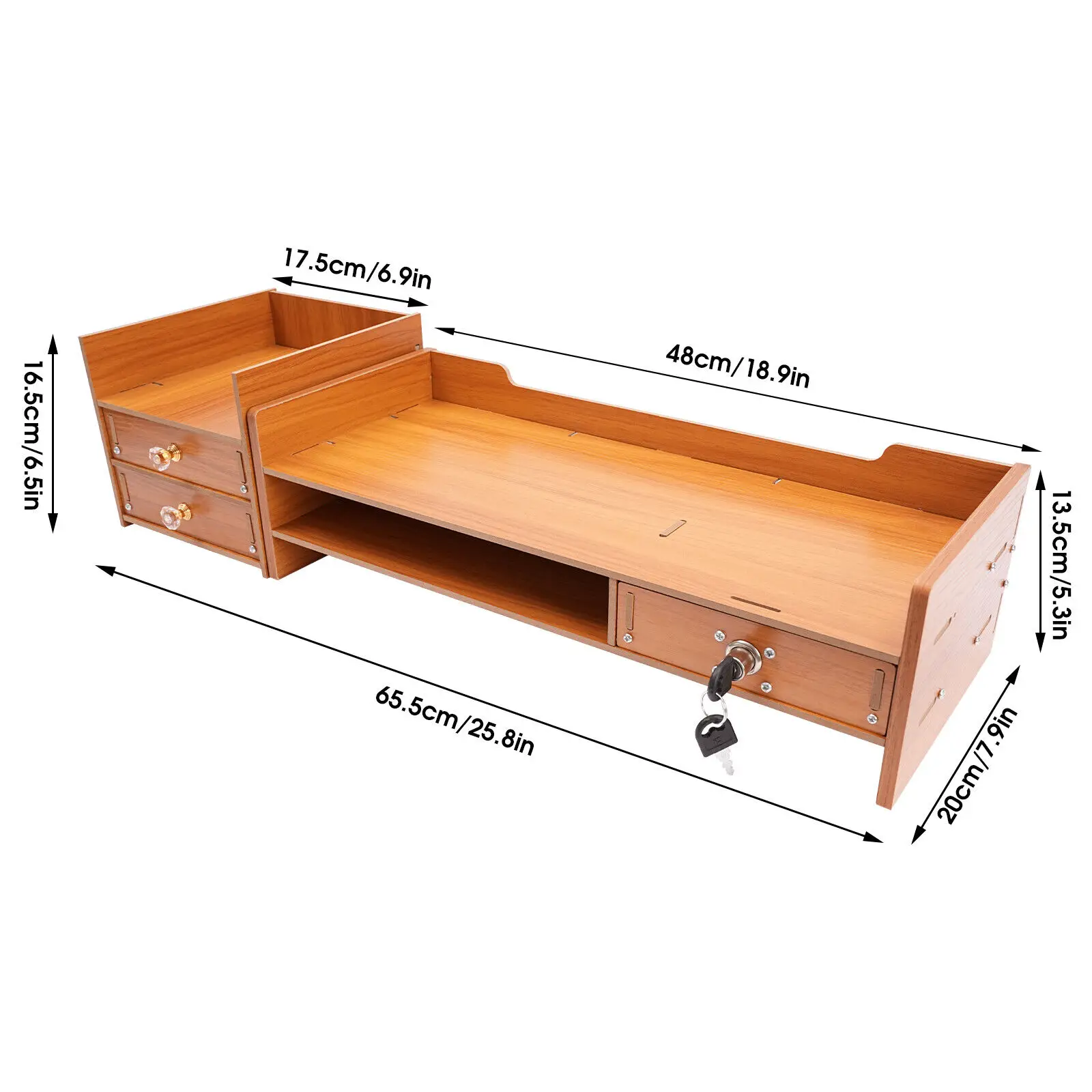 Wood Computer Monitor Stand, R - Monitor Riser Wood のレビューと価格