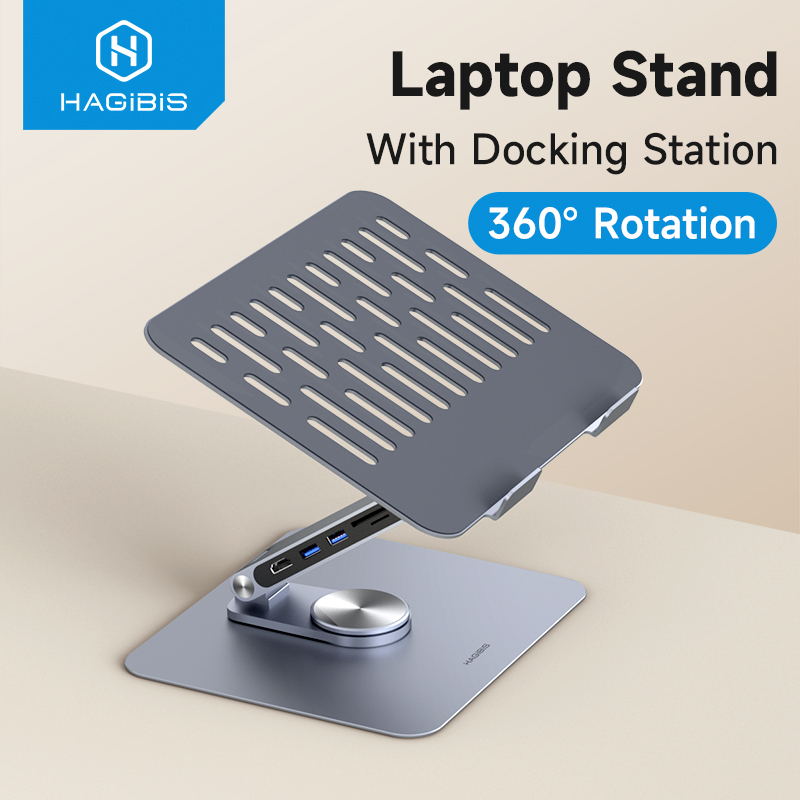 Hagibis Adjustable Aluminum La - Desk Setup Macbook のレビューと価格