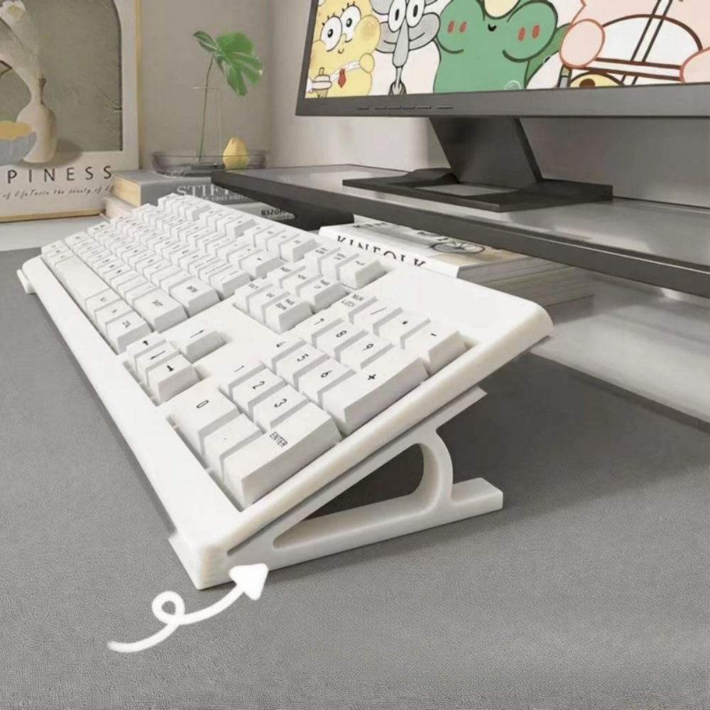 2pc Ergonomic Keyboard Riser F - Desk Setup Riser のレビューと価格