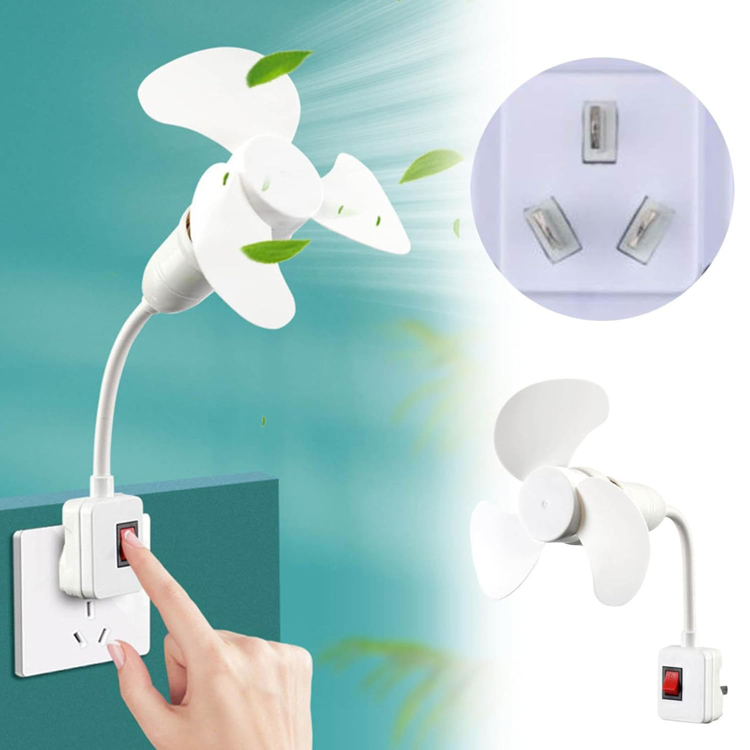 Mini Cooling Fan With E27 Scre - Desk Setup Study のレビューと価格
