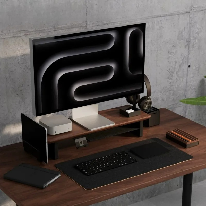 Hot Sale! Walnut Monitor Stand - Monitor Riser Wood のレビューと価格