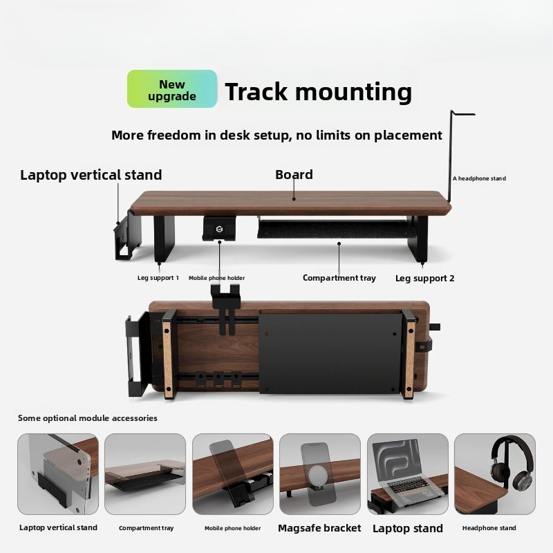 Hot Sale! Walnut Monitor Stand - Monitor Riser Wood のレビューと価格