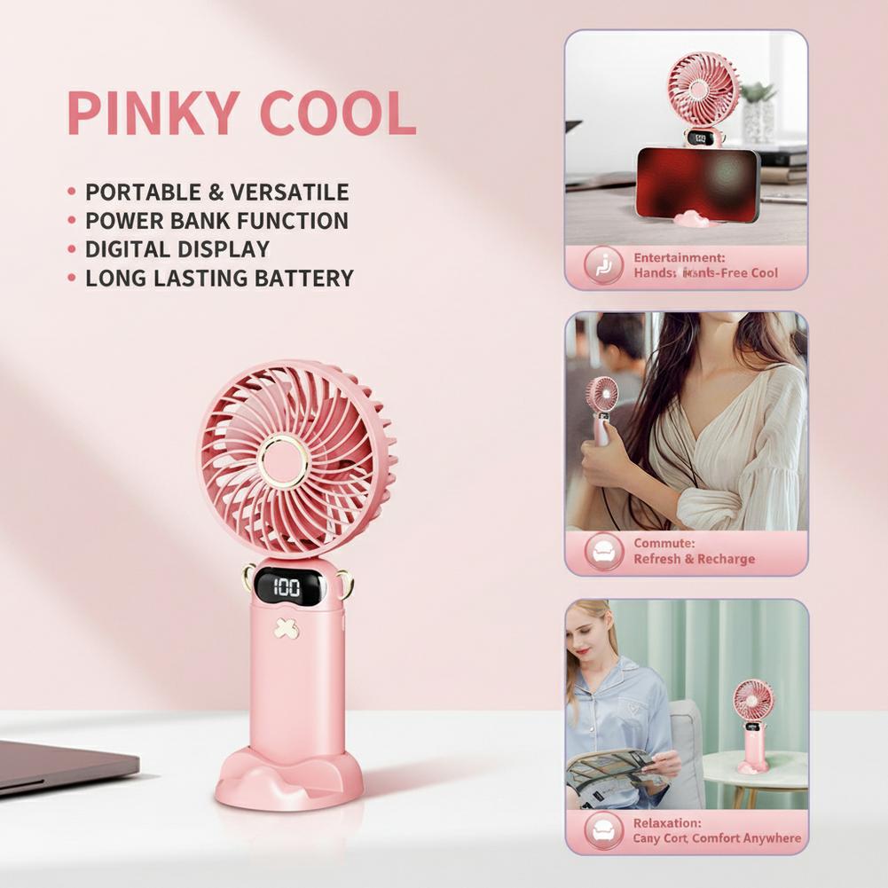 Portable Mini Fan With 6 Speed - Fan Desk Small Usb のレビューと価格