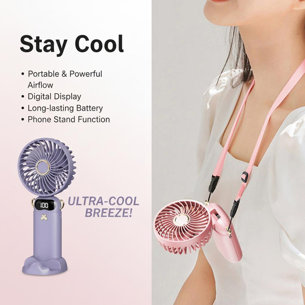 Portable Mini Fan With 6 Speed - Fan Desk Small Usb のレビューと価格