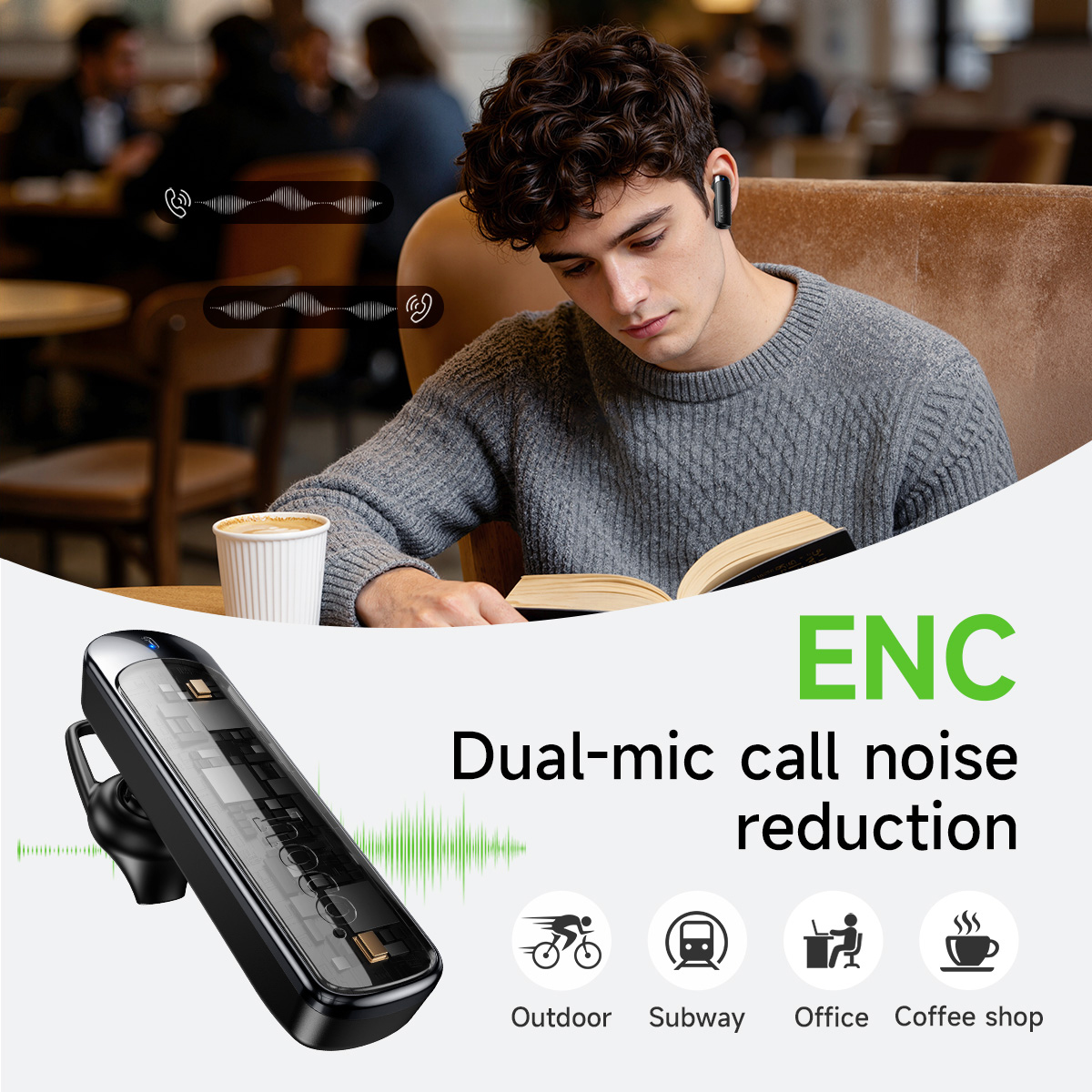 HOCO E201 ENC Calling Noise Ca - Desk Hifi Setup のレビューと価格