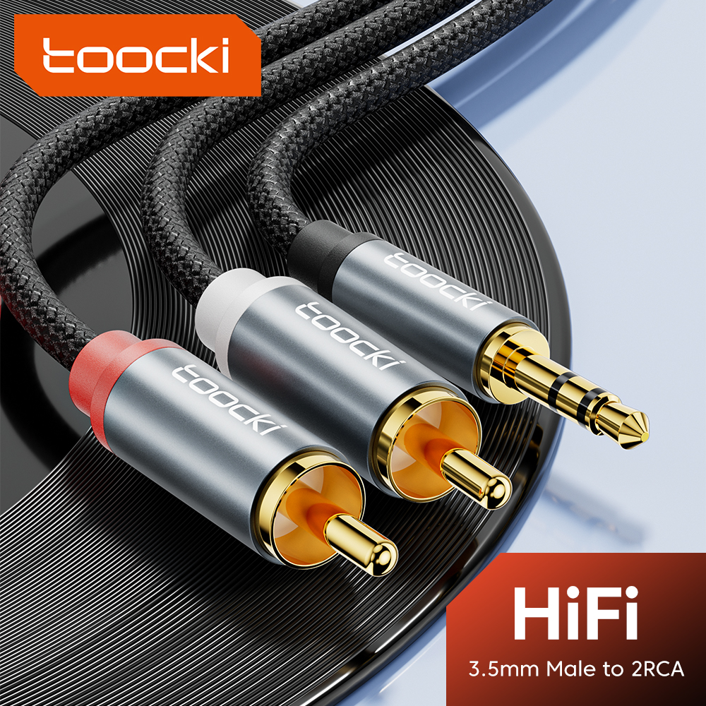 Toocki Audio Cable RCA To 3.5  - Desk Hifi Setup のレビューと価格