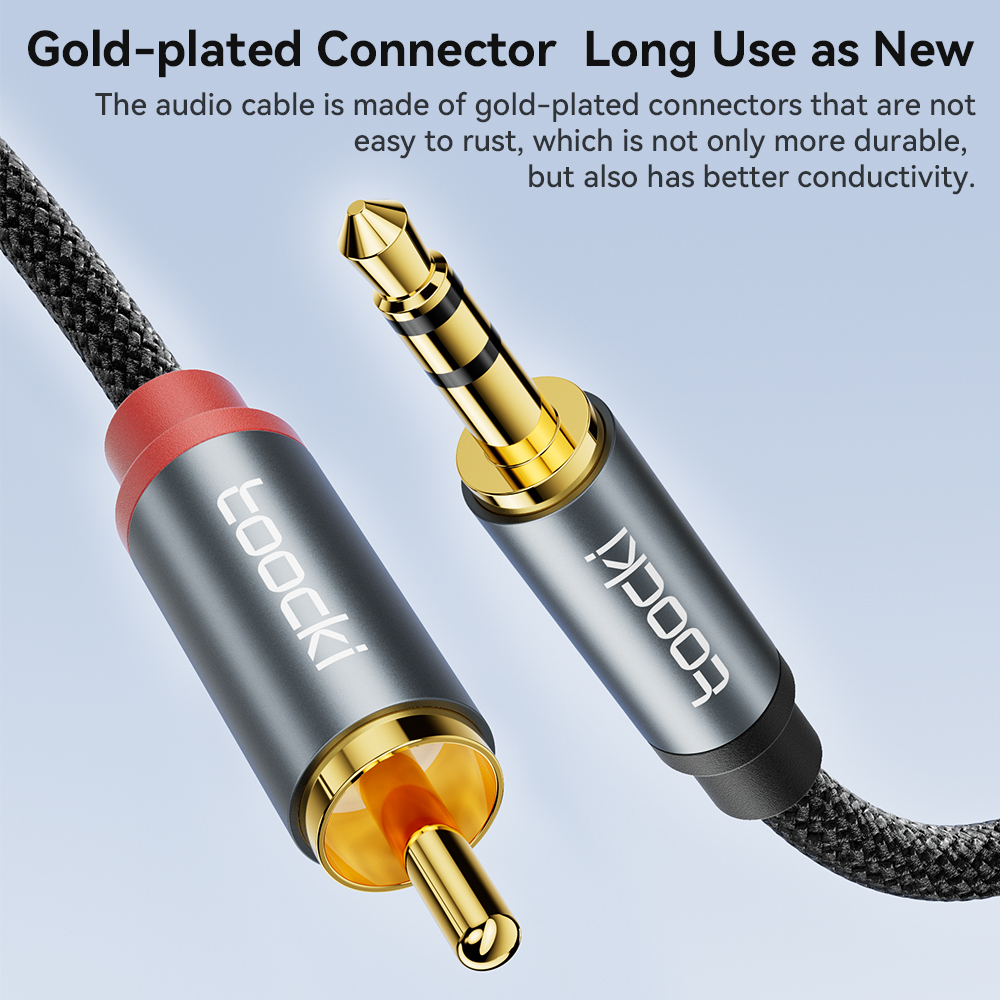Toocki Audio Cable RCA To 3.5  - Desk Hifi Setup のレビューと価格
