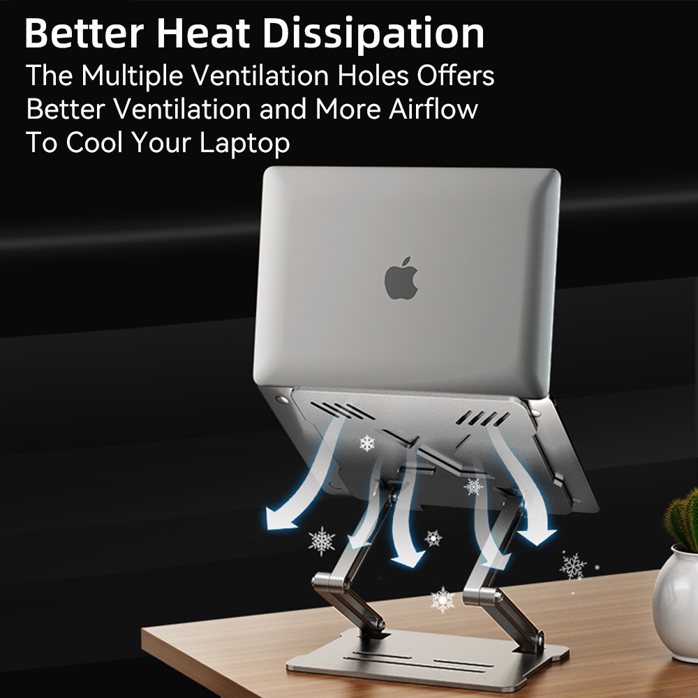 Adjustable Desk Laptop Stand F - Desk Setup Macbook のレビューと価格