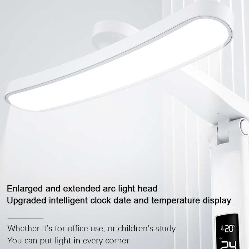 LED Clock Table Lamp USB Charg - Desk Setup Study のレビューと価格