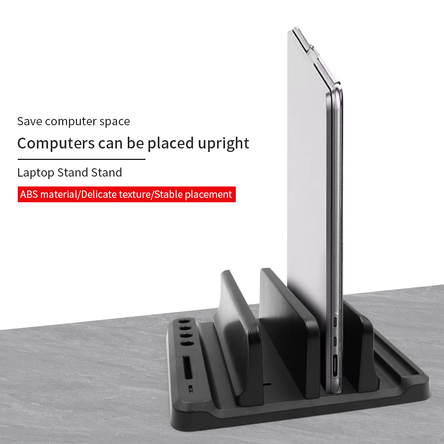 Vertical Laptop Stand Plastic  - Desk Setup Macbook のレビューと価格