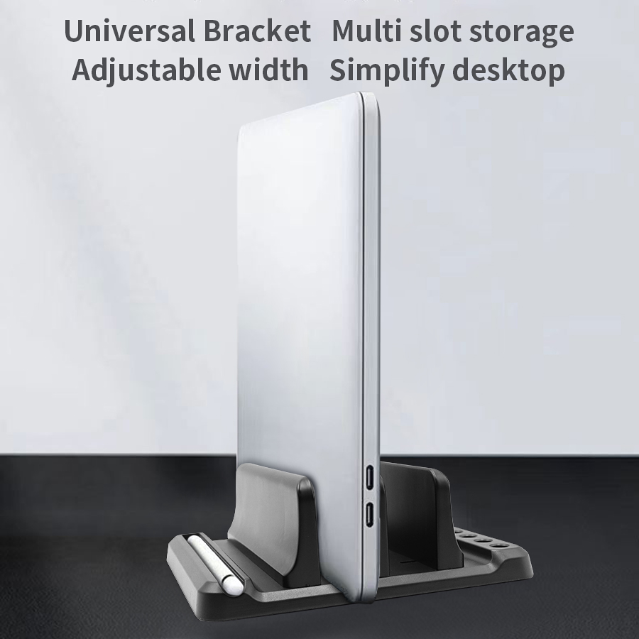 Vertical Laptop Stand Plastic  - Desk Setup Macbook のレビューと価格