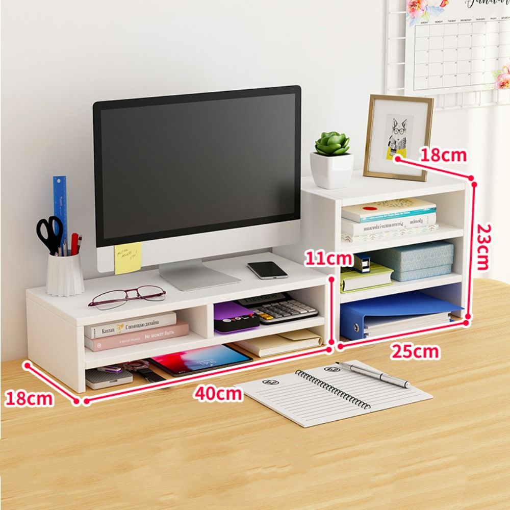 Stable Base Wood Desktop Compu - Monitor Riser Wood のレビューと価格