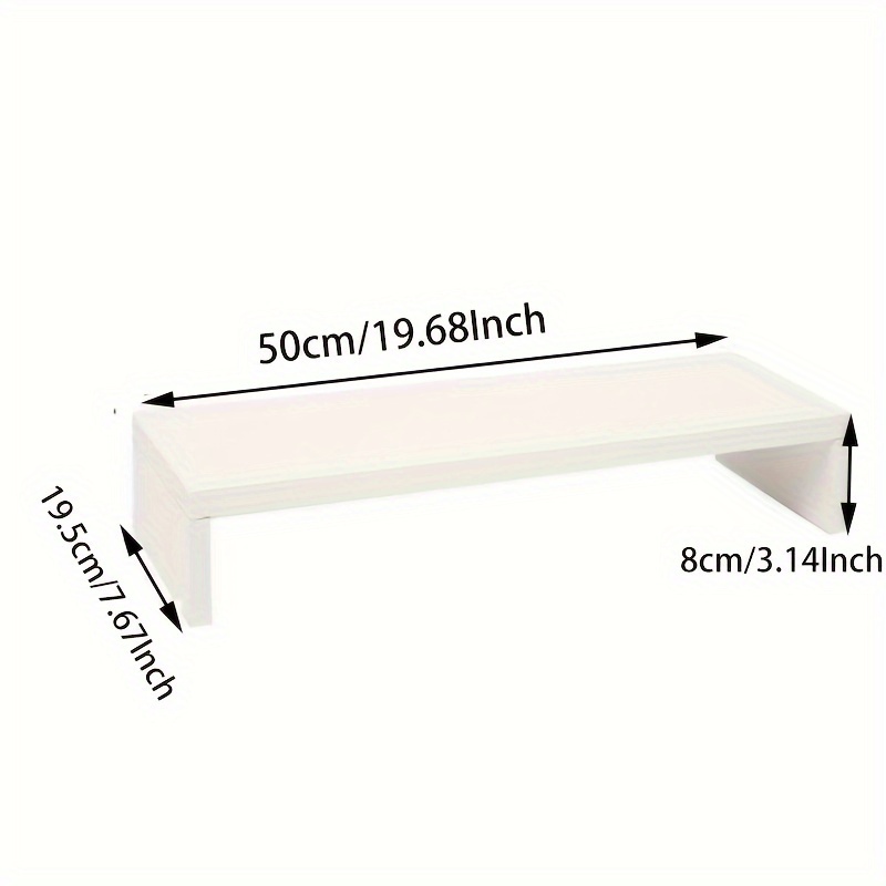 Spacious Wooden Monitor Stand  - Monitor Riser Wood のレビューと価格
