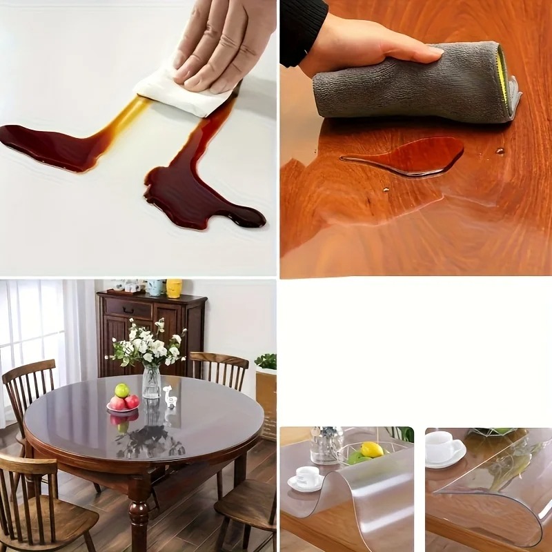 1pc 100/110/120cm Clear PVC Ro - Desk Setup Carpet のレビューと価格