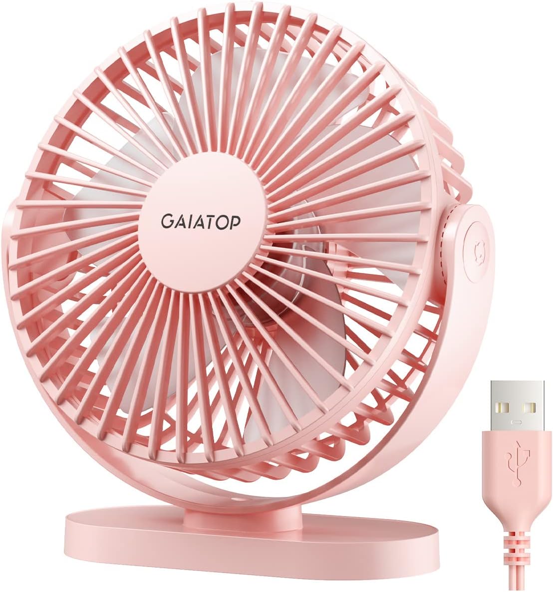 Gaiatop USB Desk Fan, 5.5 Inch - Fan Desk Small Usb のレビューと価格