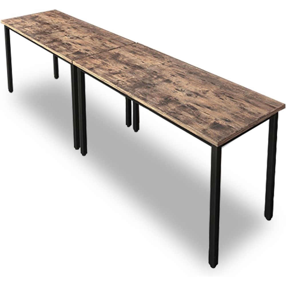 Rustic Brown 4-8 Person Meetin - Desk Setup Study のレビューと価格