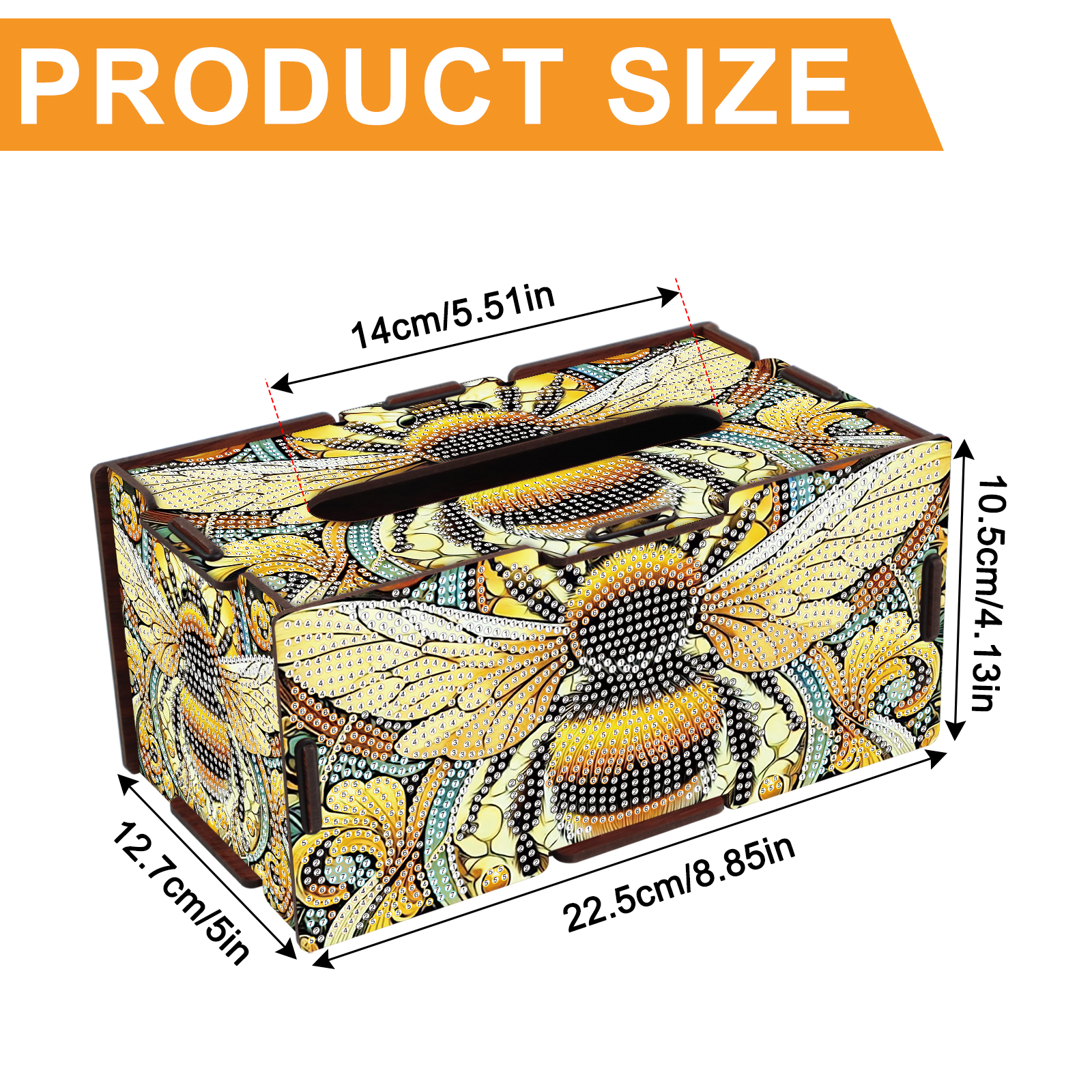 Diamond Art Painting Tissue Bo - Desk Setup Room のレビューと価格