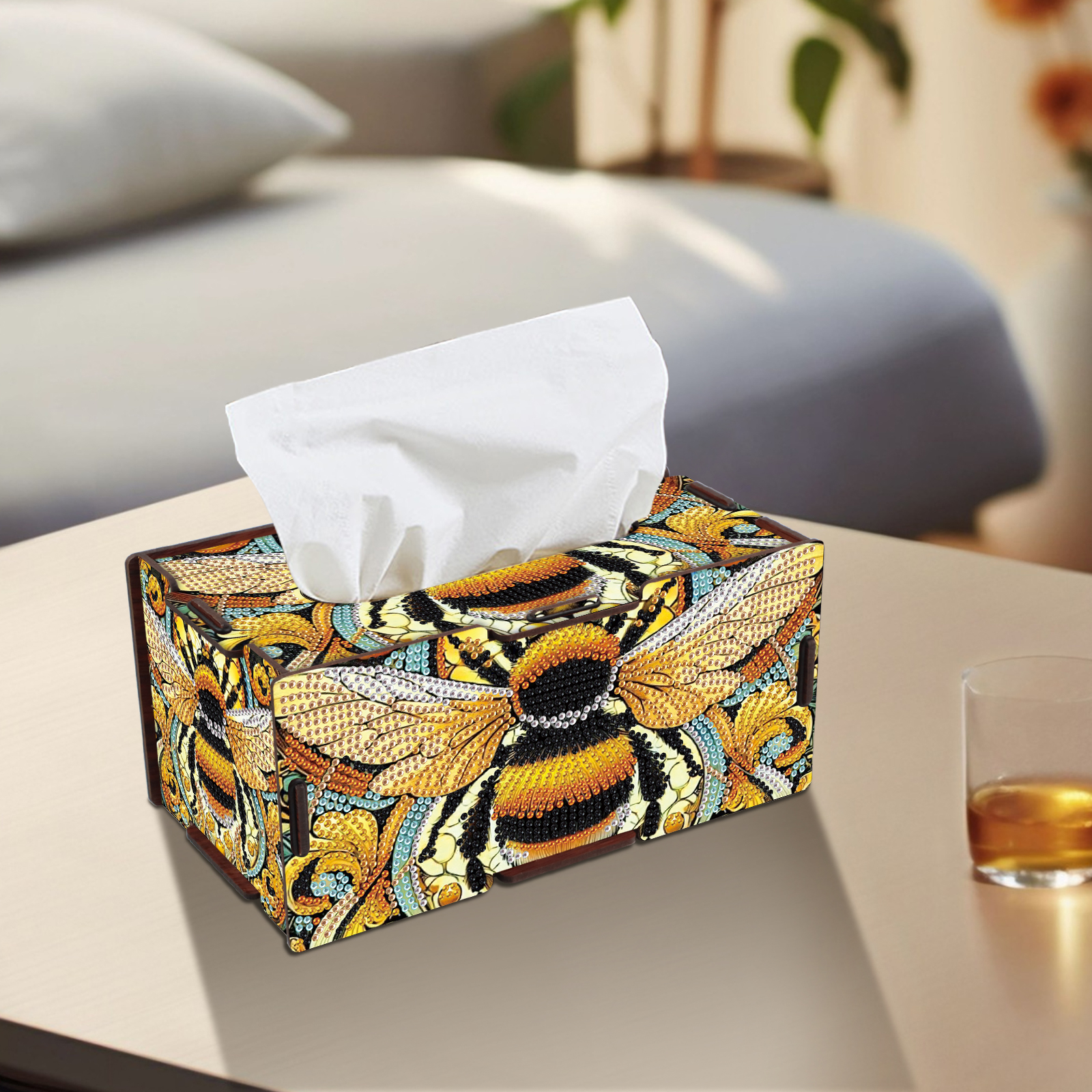 Diamond Art Painting Tissue Bo - Desk Setup Room のレビューと価格