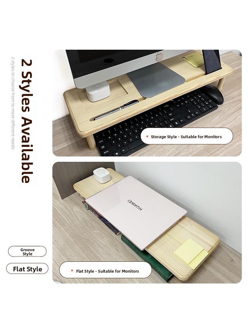 Pure  Wood Cuter Monitor Riser - Monitor Riser Wood のレビューと価格