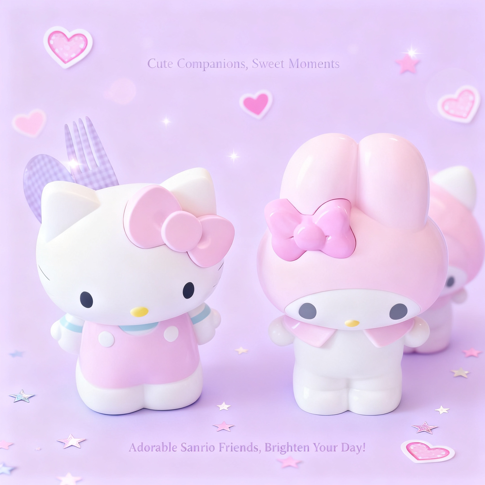 My Melody Hello Kitty Makeup B - Desk Setup Room のレビューと価格
